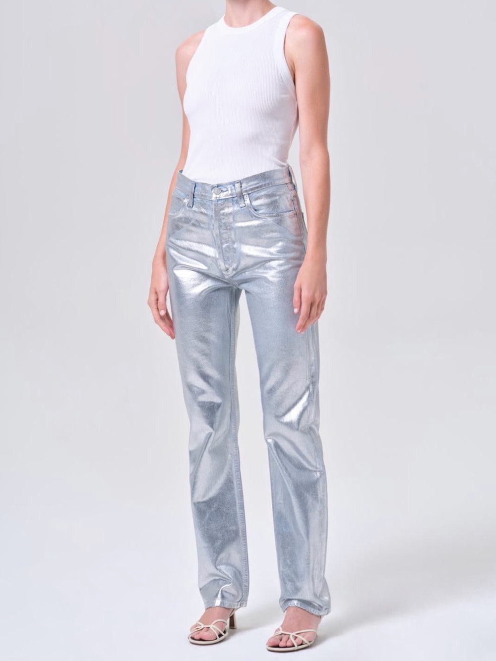 Agolde Metallic Jeans